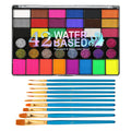 42-Color Water-soluble Body Paints Designed Face Painting Featuring Qme 2pcs