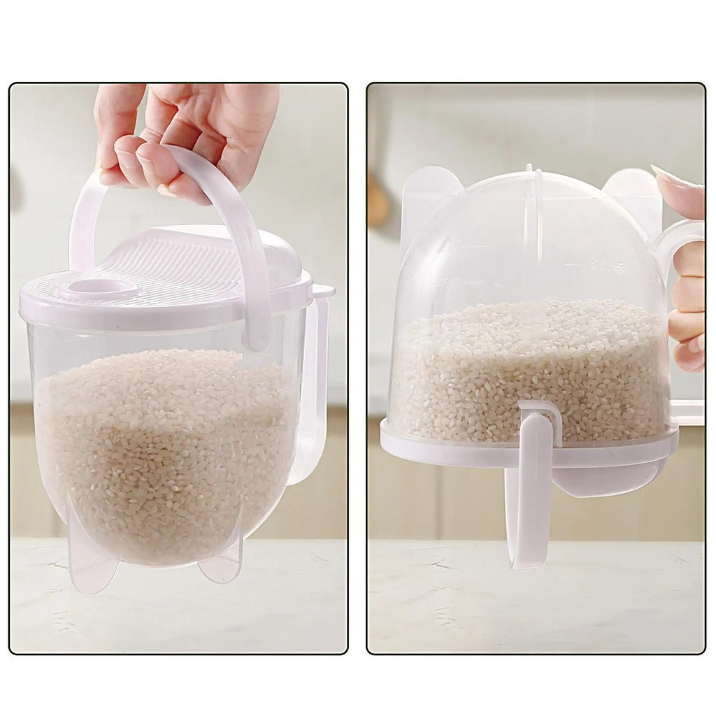 Rice Washer Kitchen Colanders Strainer Bowl Lid Household Vegetable Qme