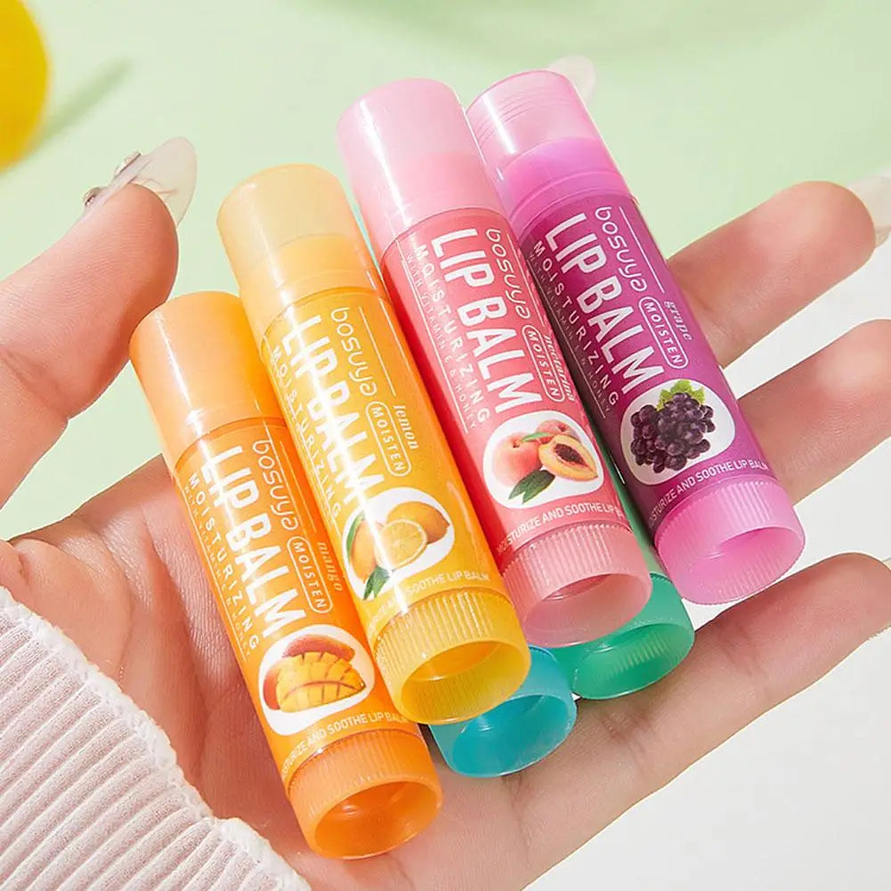 Fruit Series Lip Balm Honey Grape Avocado Moisturizing Bulk Mini Dry Qme