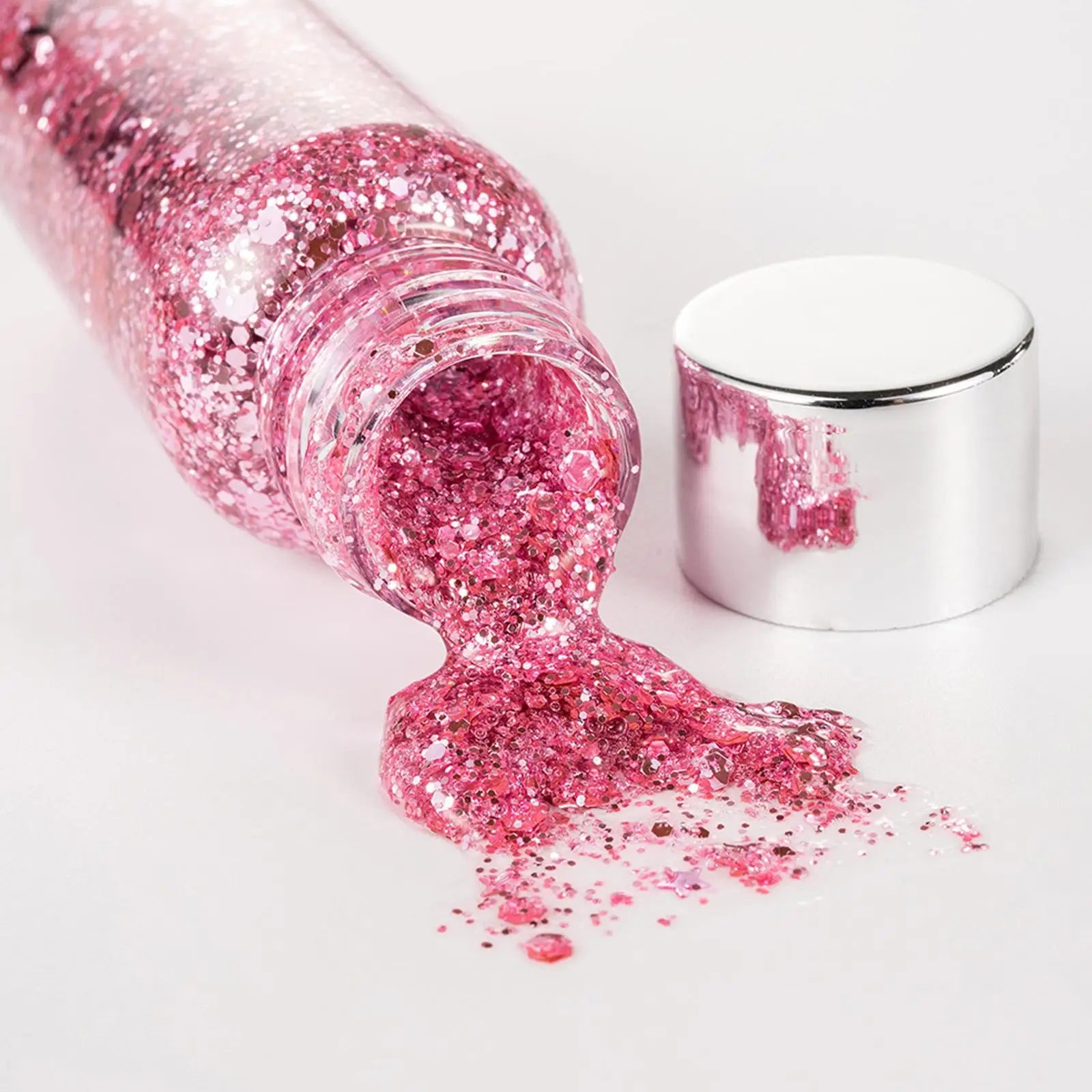 Glitter Body Lotion Diamond Gel Cream Eye Nail Hair Face Lasting Qme