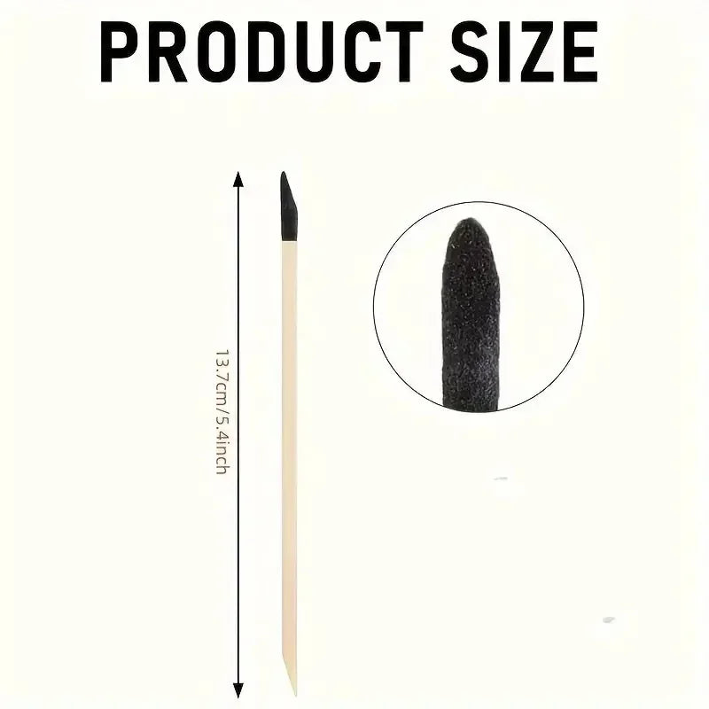 10/20/100Pcs Sanding Sticks Matchsticks Sanding Twigs Fine Detailing Sanding Sticks for Plastic Models Wood Hobby Polishing Qme