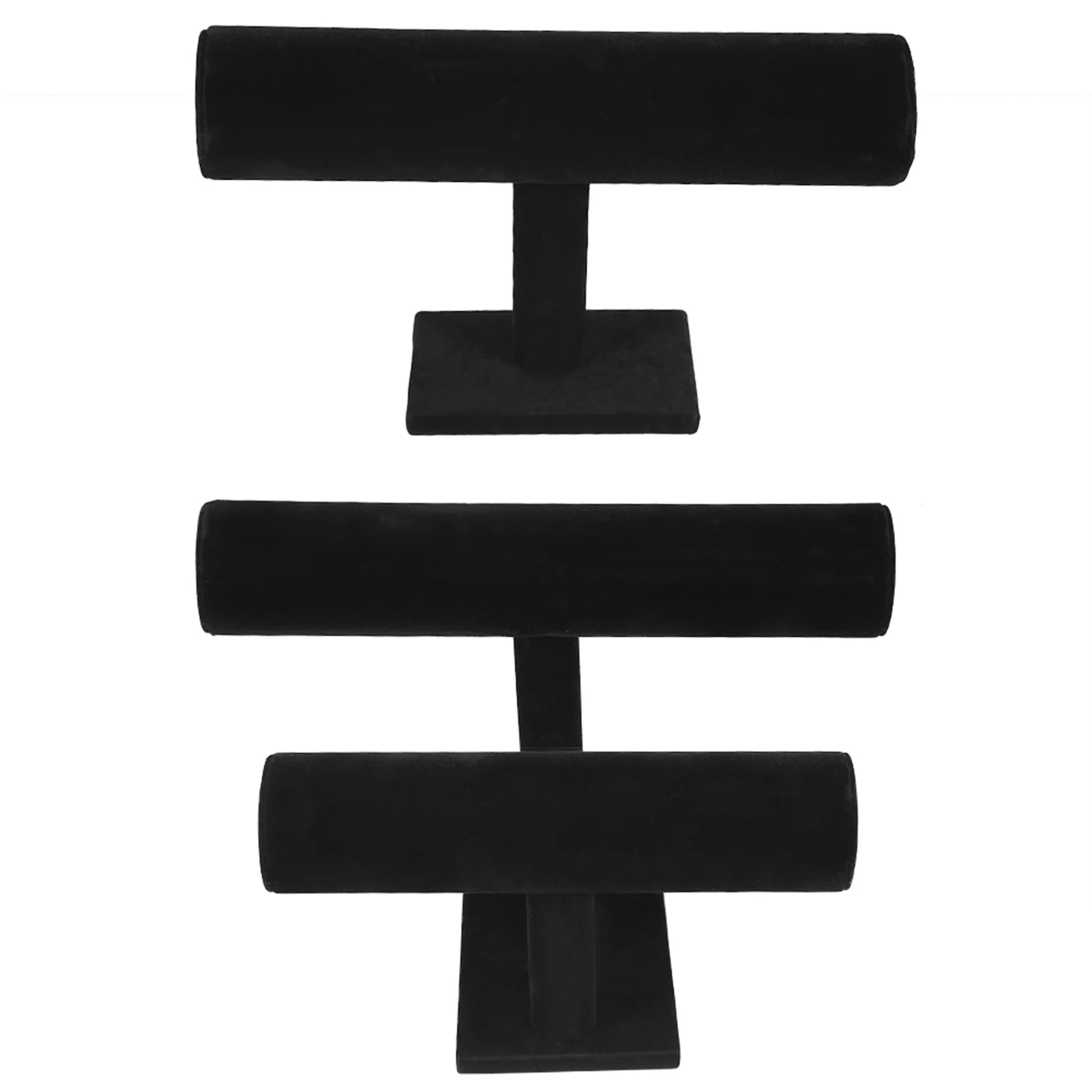 2Types Jewelry T Bar Stand Jewellery Necklace Watch Bracelet Display Organizer Rack Holder Jewelry Stand Bracelet Display Stand Qme