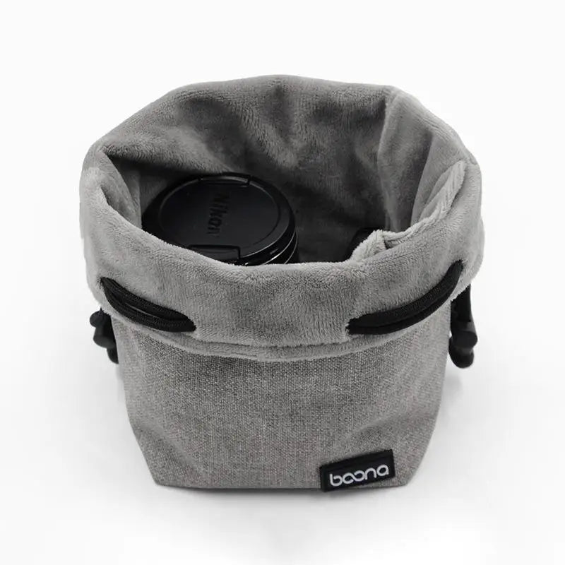 Camera Lens Bag Waterproof Organizer Photographers Travel Hiking Qme