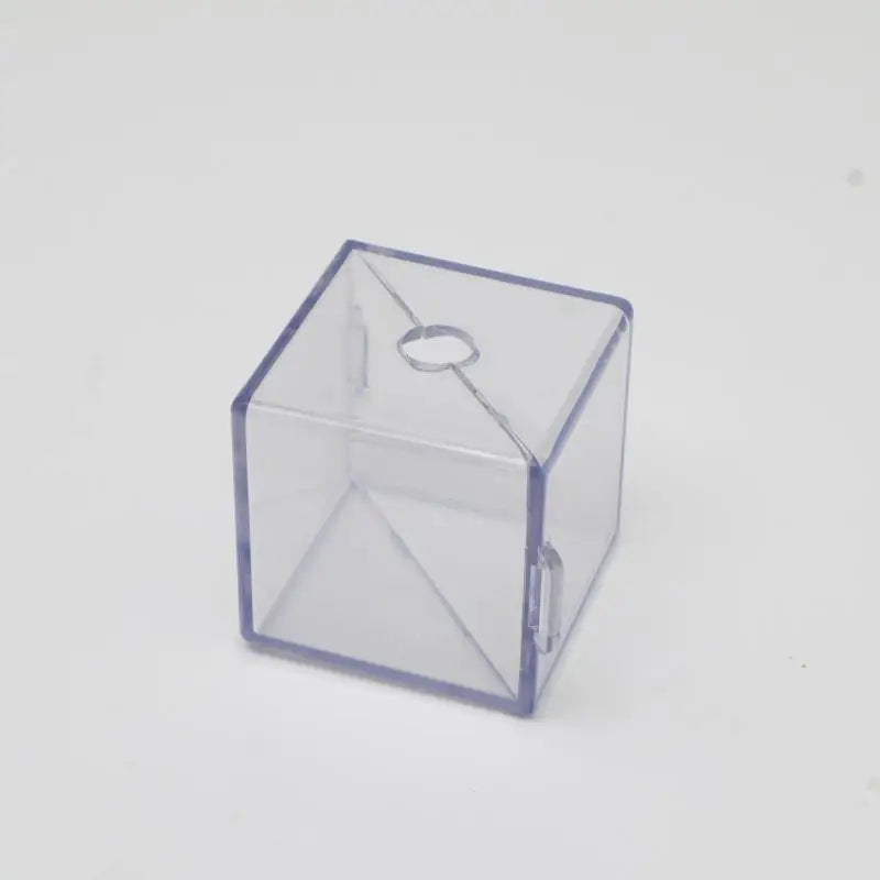 Mini Cube Triangle Fruit Shaping Mold Reusable Transparent Plastic Qme B