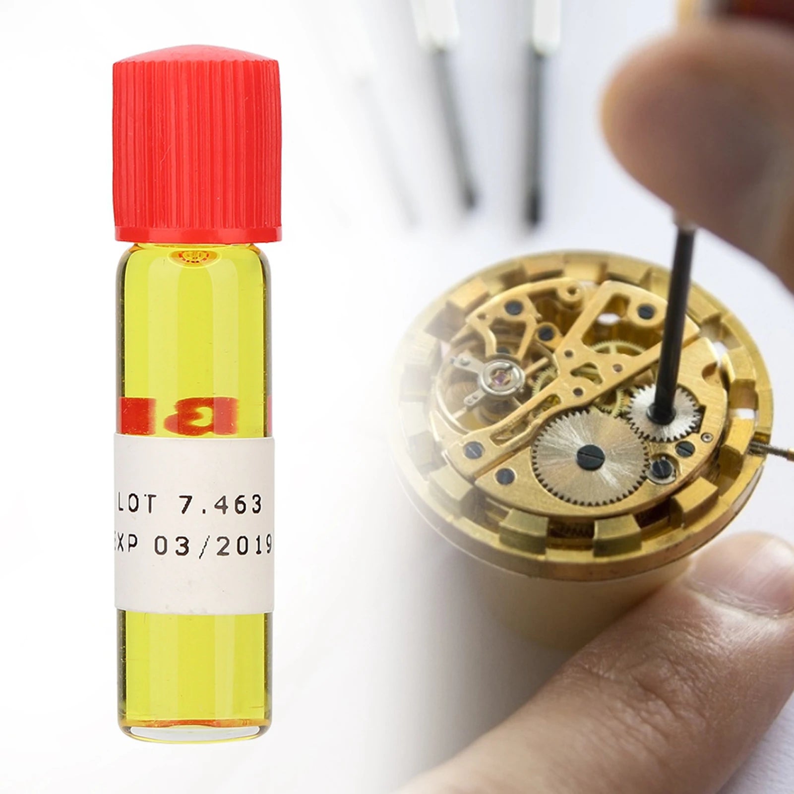 Watch Lubricant Watch Repair Oil Watch Repair Tool Watchmaker Watch Movement Repair Oil Lubricant Wristwatch 2ml Wristwatch Oil Qme