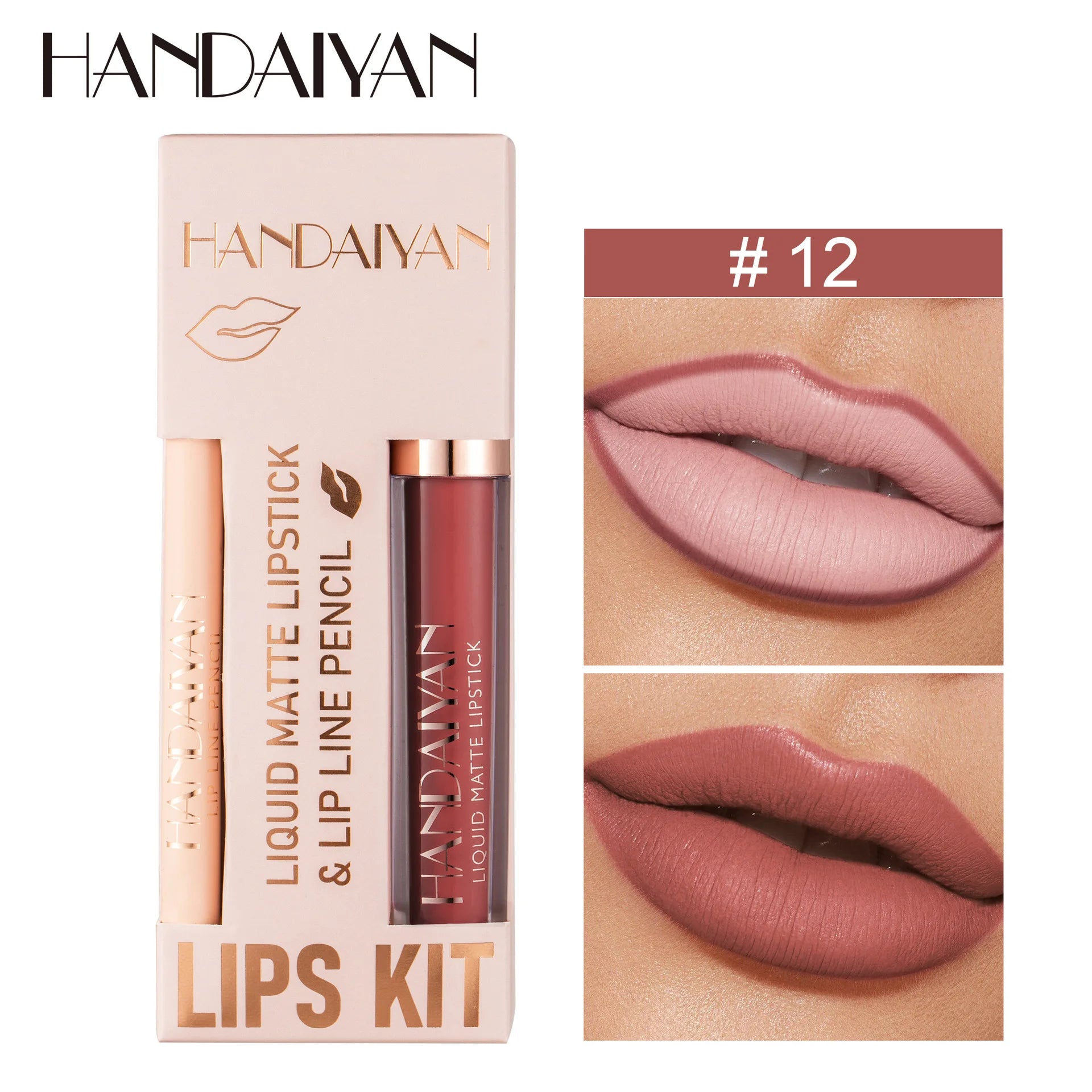 Matte Nude Brown Lipliner Pencil Lipsticks 12 Colors Lip Contour Kit Waterproof Non-sticky Sexy Velvet Red Lipgloss Makeup Tool Qme 12