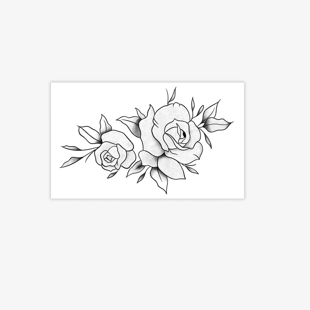 Minimalist Leaf Vine Tattoo Sticker Waterproof Long Lasting Fine Line Temporary Tattoo for Women Finger Hand Qme