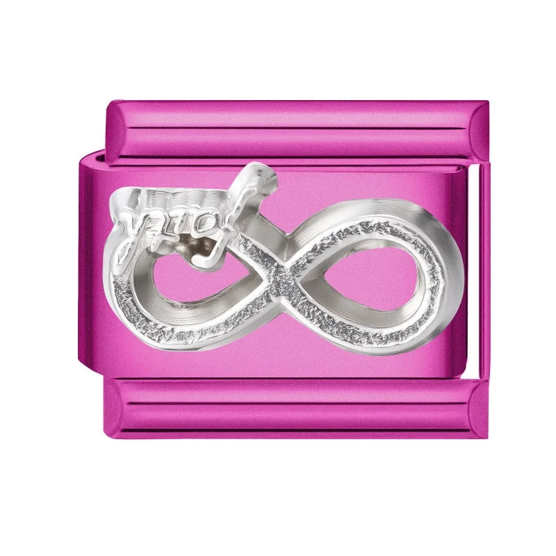 Y2K Rose Series Zircon Flower Butterfly Italian Charm Links Fit