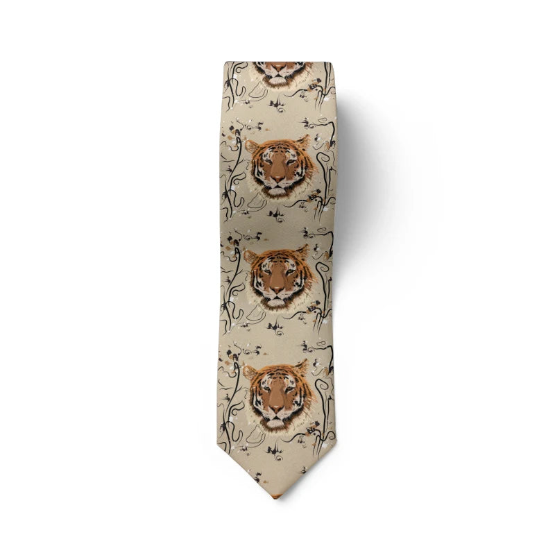 Funny Little Dinosaur Men's Tie Unisex Business Dating Novelty Qme type2