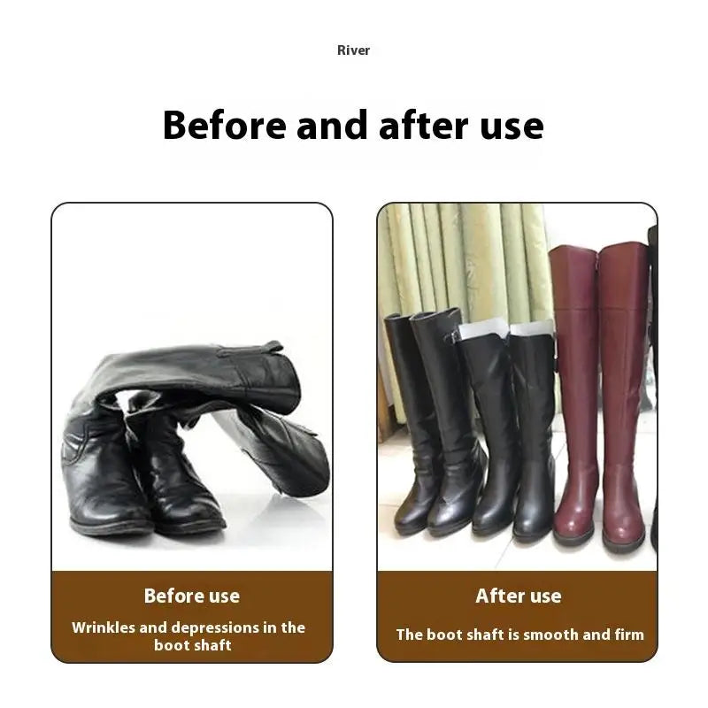 White Black Boot Shaper Stand Form Inserts Tall Support Keep Boots Qme