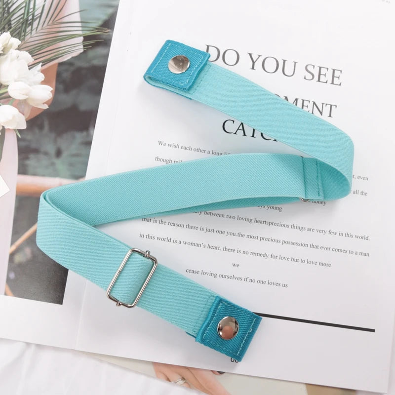 Buckle-free Elastic Invisible Belt Women Without Buckle Jeans Easy