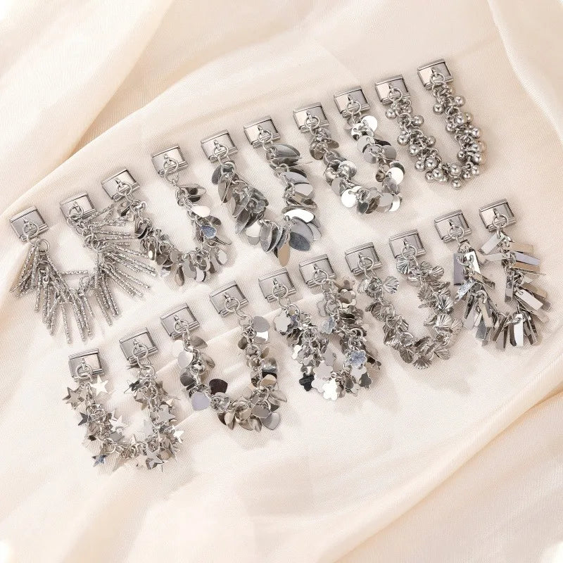 New Fashion Beautiful Personality Round Ball Stars, moon Flower Butterfly Charm Italian Links Fit 9mm Bracelet DIYMaking Jewelry Qme