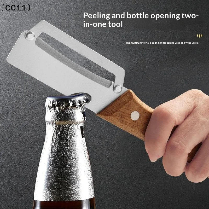 Durable Smooth Wooden Multi Functional Vegetable Peeler Ergonomic Qme