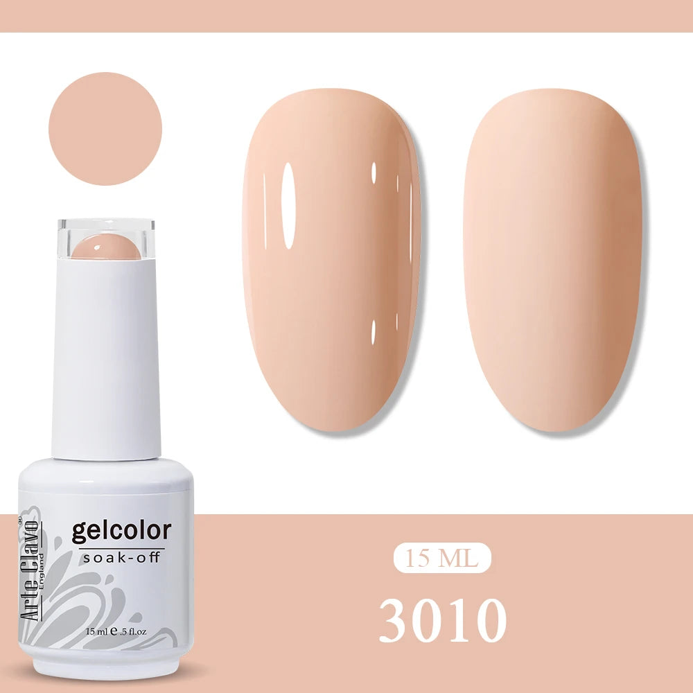 Arte Clavo Gel Polish Nail Supplies Professionals Art Semi Permanent Qme 3010