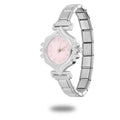2025New Fit 9MM Width Italian Charm Square Zircon Elastic Watch High Quality Bracelets Bangle for Party Birthday Daily DIY Gifts Qme Style 26