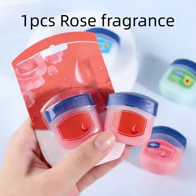 1/4/8pcs mix flavors Winter Lip Balm Whitening Moisturizing Base Natural Plant Base Moisturizing Crack Lip Care Jelly Qme Rose fragrance 7g