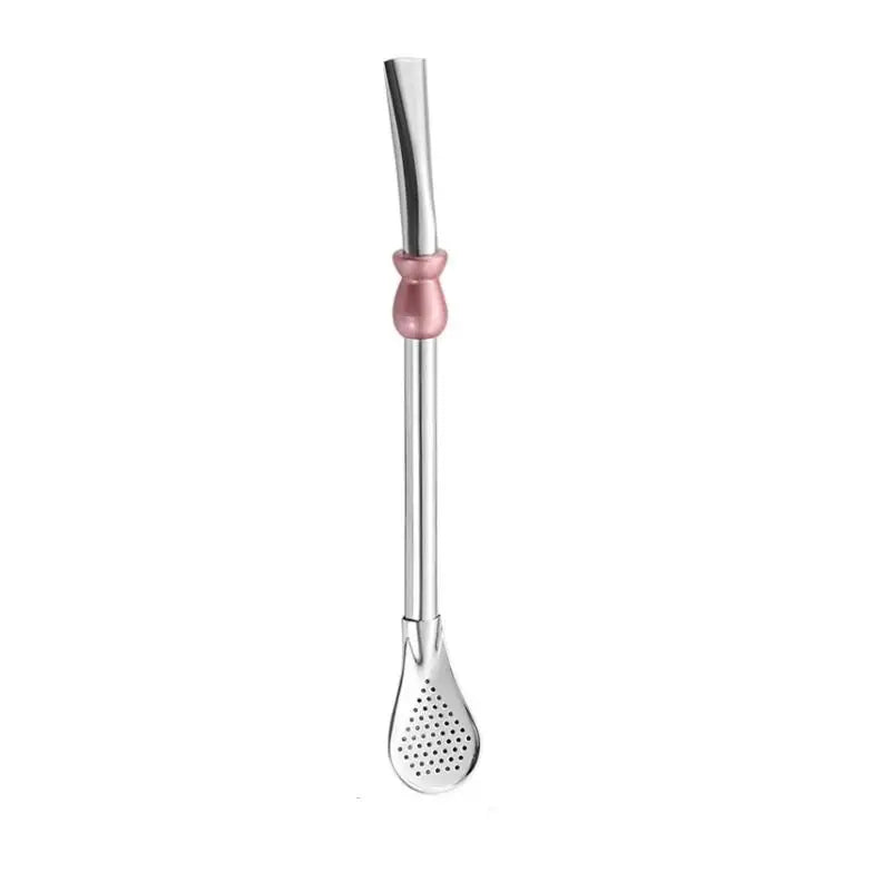Bombilla Coffee Spoons Milk Drinking Kitchen Tools Reusable Straw Qme A6