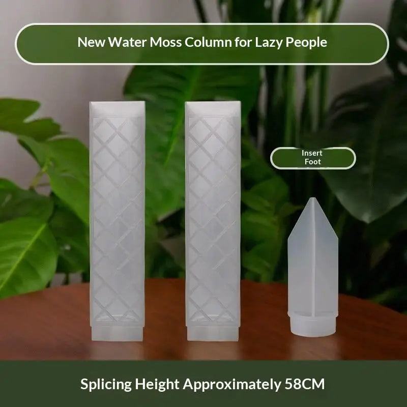 D-shaped Self-watering Plant Drip Plastic Adjustable Flow Rate Moss Qme E