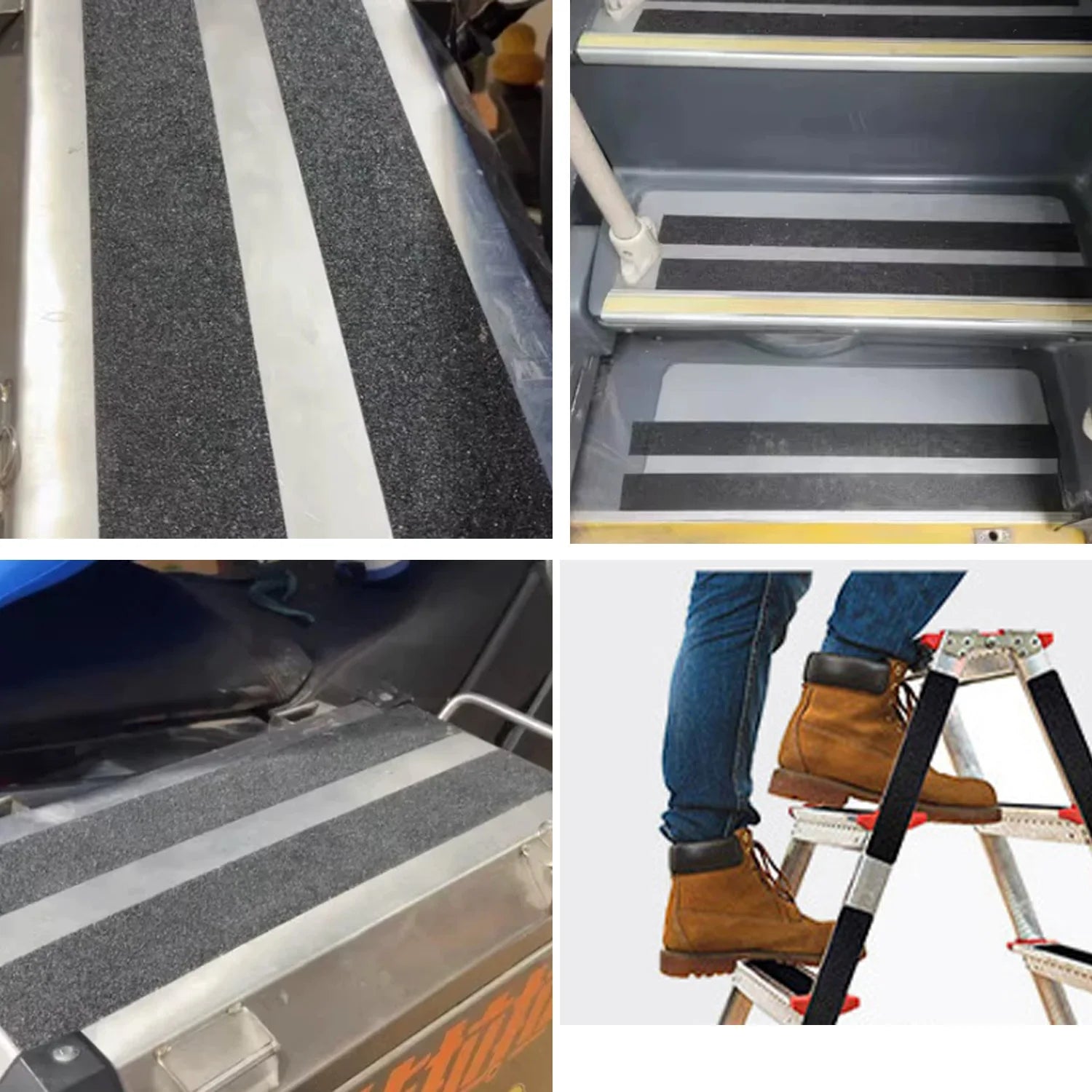 Anti Slip Traction Tape Waterproof Adhesive for Stairs, Tread Step, Indoor, Outdoor Qme