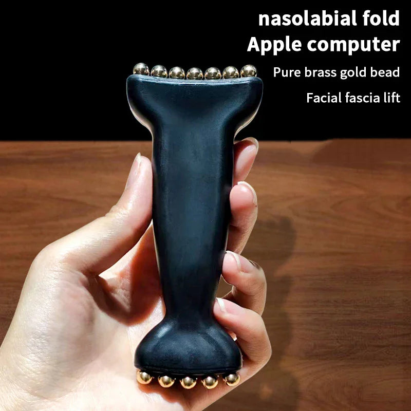 Reduce Puffiness Massager Face Lifting Tightening Traditional Brass Qme