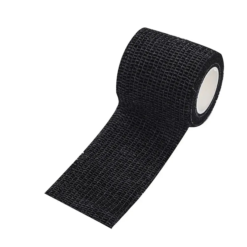 2/4/6PCS Tattoo Grip Cover Wrap Disposable Black Bandage For Tattoo Grip Bandage Machine Tape Tube Accessories Qme Black 24PCS
