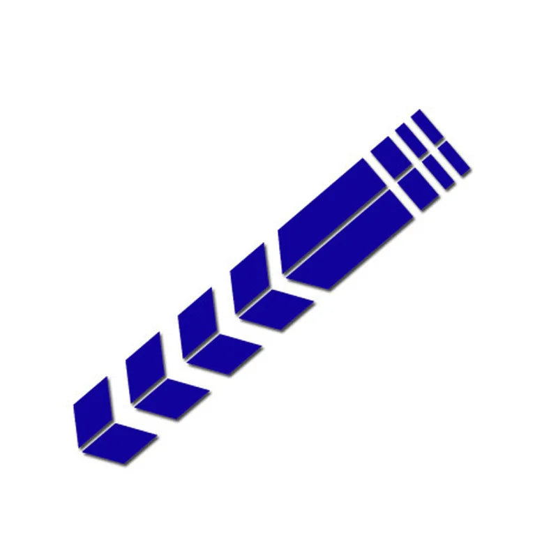 Motorcycle stripe stickers, universal motorcycle stickers, vehicle stickers, flying motorcycle accessories Qme Blue