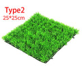 Artificial Green Grass Plant Lawn Turf Aquatic Aquarium Fish Tank Decor Fake Moss Aquarium Ornaments Aquarium Supplies Qme Type 2 2pcs