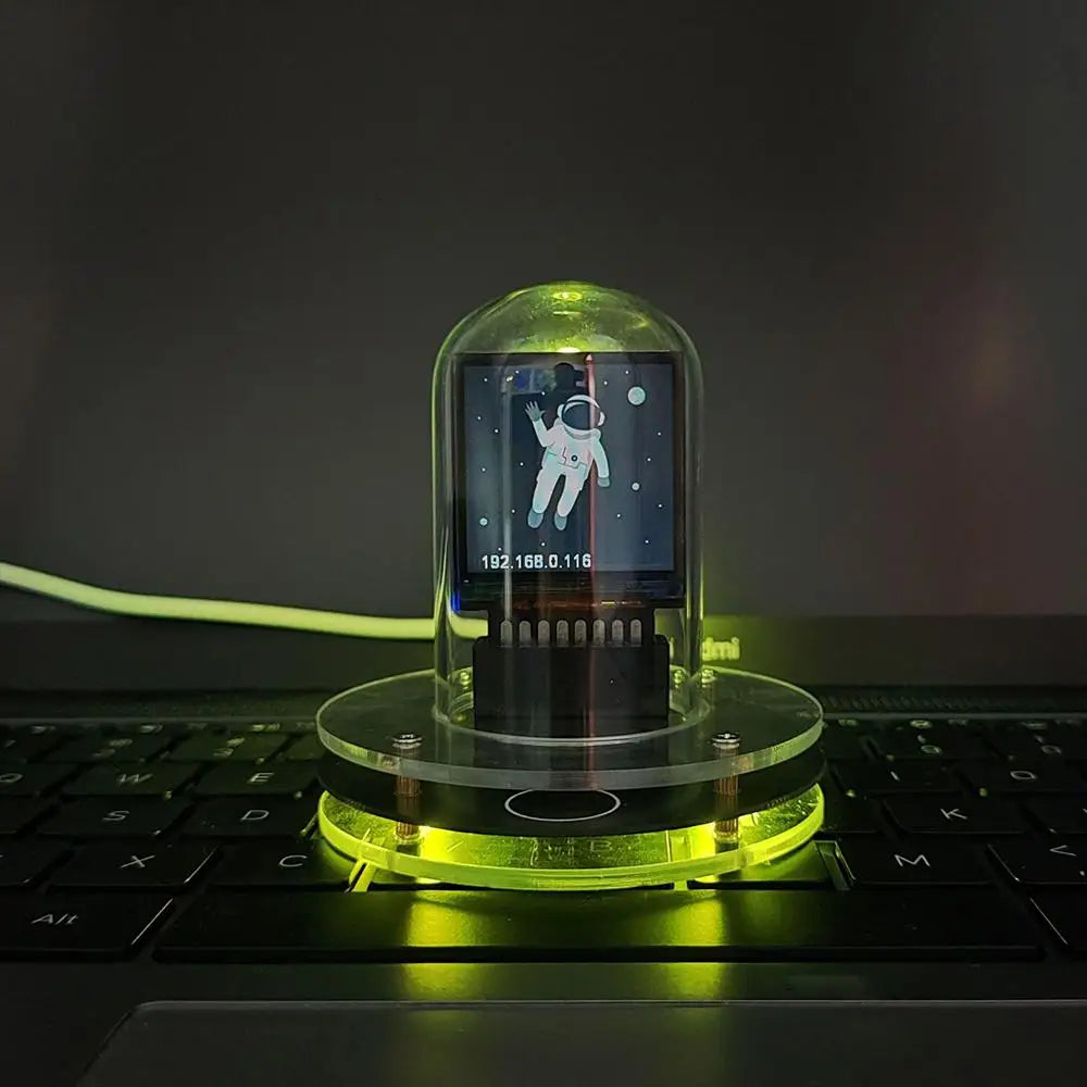 New Smart WIFI Networked Nixie Tube Automatically Update Digital Desktop Decorations Christmas Birthday Give Friend Gifts Qme