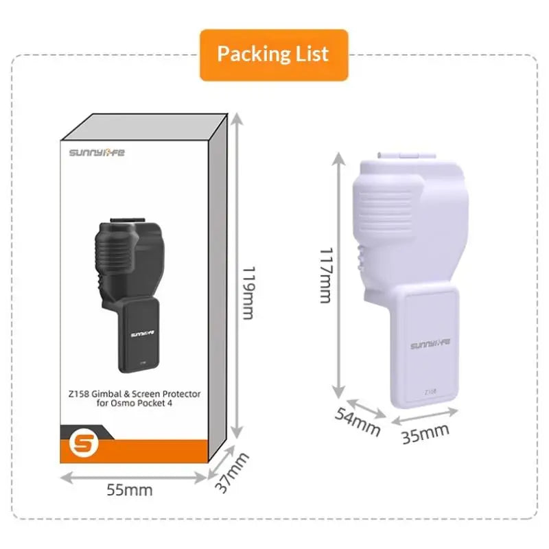 Durable Pocket 4 Gimbal Lens Screen Protective Case All One Scratch Qme