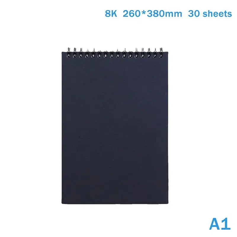 30 Sheets Spiral Sketch Book Acid A4 A5 A6 8K 16K Pad Drawing Qme 8K