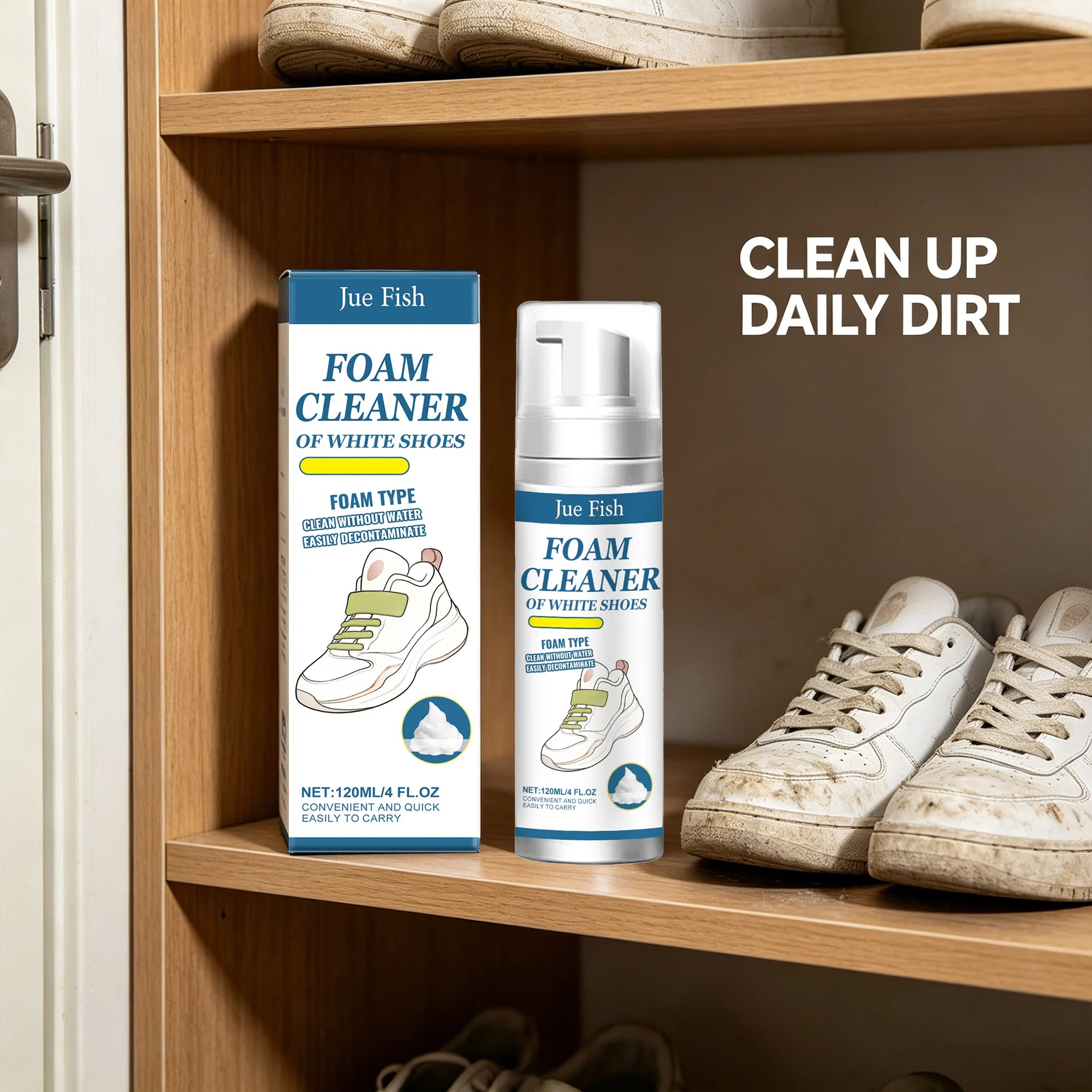 White Shoes Foam Cleaner Remove Stubborn Stains & Yellowing Prevent Oxidation Suitable for Various Materials Shoe Cleaning Agent Qme
