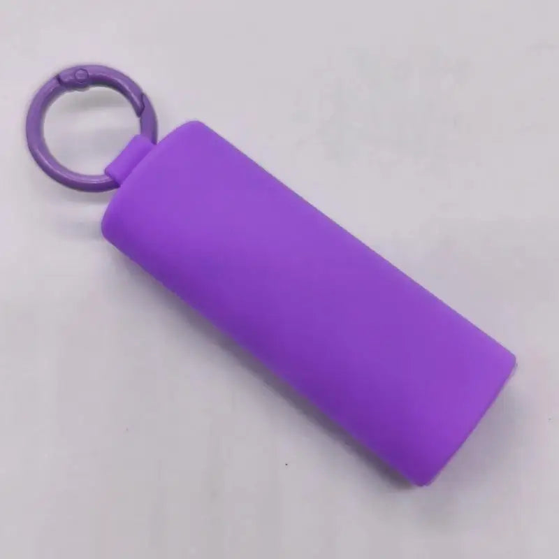 Silicone Lighter Holder With Keychain For Lighters, Snap‑Fit Protective Case Cover Compatible Qme I