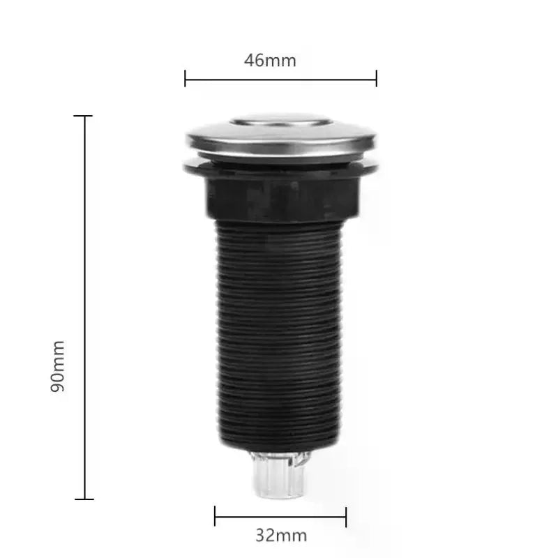 Pneumatic Switch Massage Bathtub Starter Accessories Stainless Steel Qme