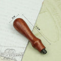1 Pcs Lacquer Seal Wooden Handle DIY Handicraft Tool Retro Envelope Sealing Handle Wax Tool 8X2cm Roller Stamp Decoration Qme Wooden handle