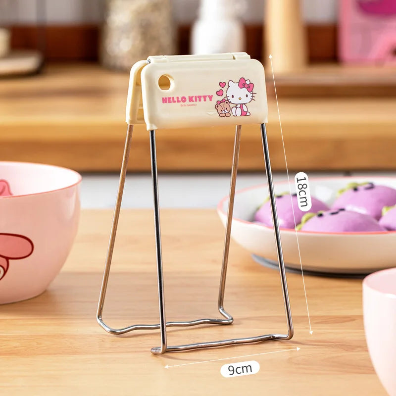 Hello Kitty Kuromi Heat-resistant Tongs Multifunctional Non-slip Bowl Qme 3