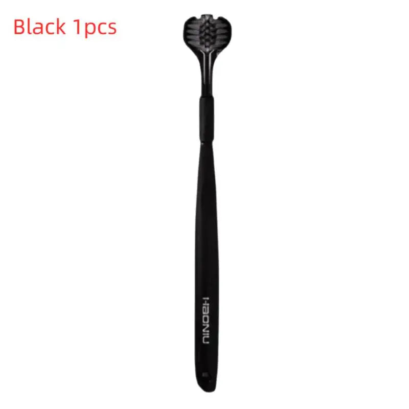 U-shaped 1 2 4 Toothbrush Soft Bristles Efficient Dental Cleaning At Qme 1pcs Black