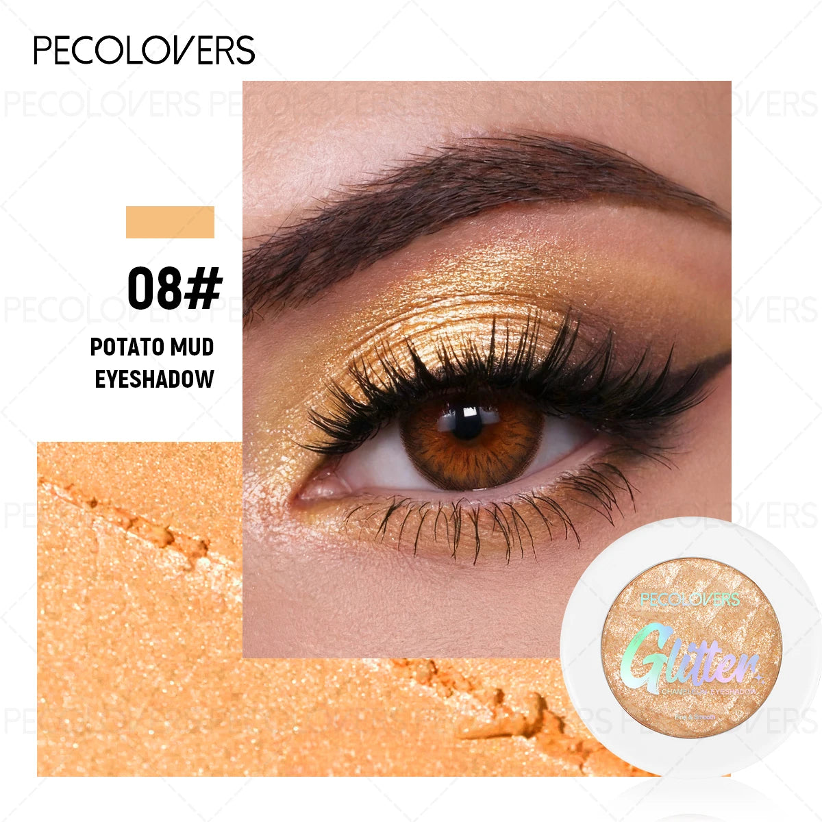 Mashed Potato Eye Shadow Highlighter Brightening Eyes Long-lasting Qme 08