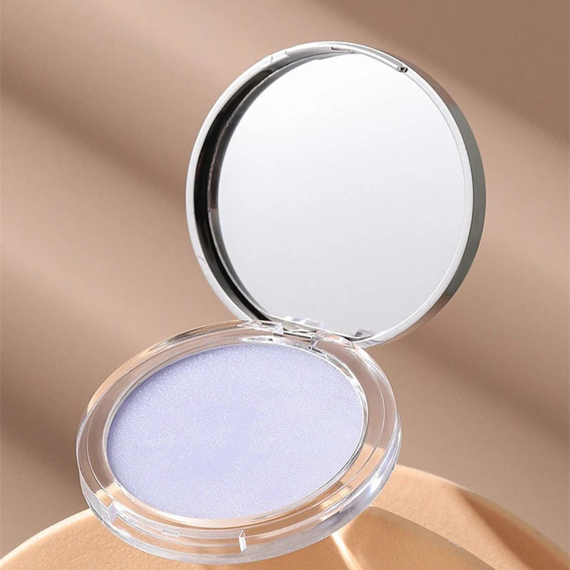 Lavender Makeup Powder Oil Control Setting Powder for Smooth and Even Complexion Matte Effect Soft Finishing Powder Cosmetics Qme