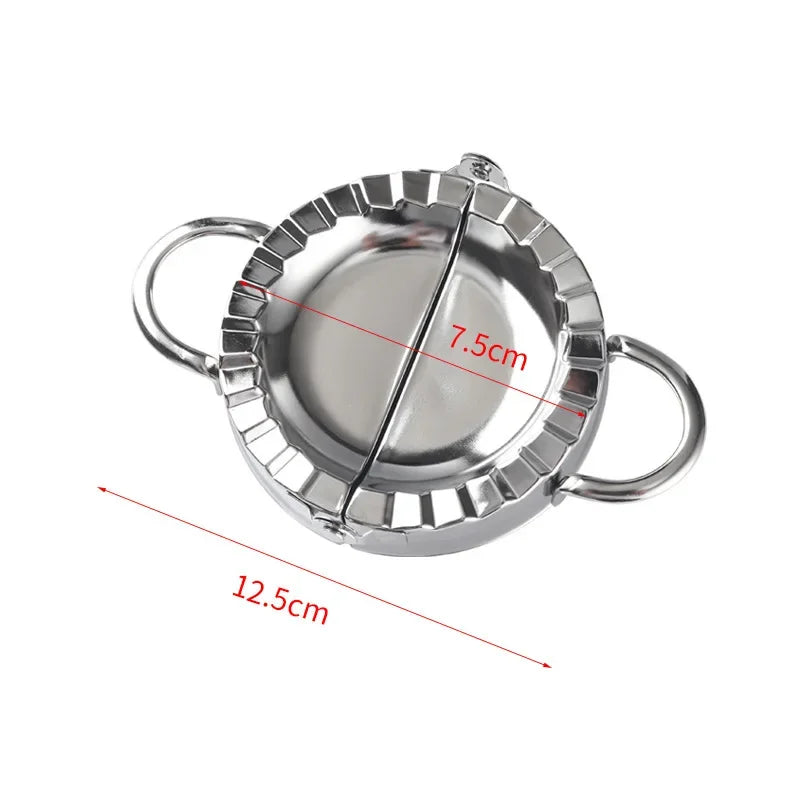 Stainless Steel Dumpling Maker Skin Mold Ravioli Press Pie Making Qme Small