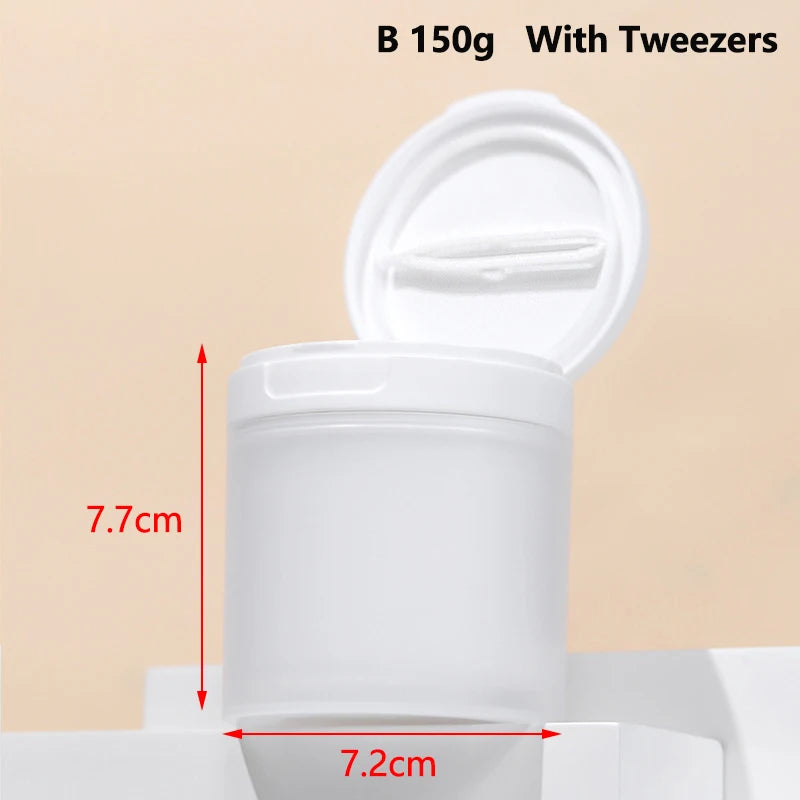 Spoon Tweezers Refillable Bottles Empty Pot Travel 100 120 Face Cream Qme 150g B