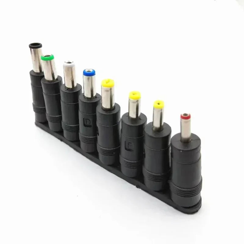 Factory Direct DC Converter 8-Bit Set Notebook Adapter Connector 5.5*2.1 Multi-Function Power Adapter Qme