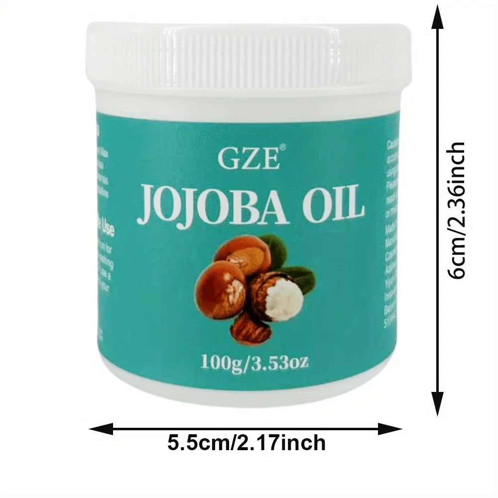 GZE Jojoba Oil Strong Hair Deep Moisturizing Repair Split Ends Anti-Breakage For Dry And Damaged Hair Qme