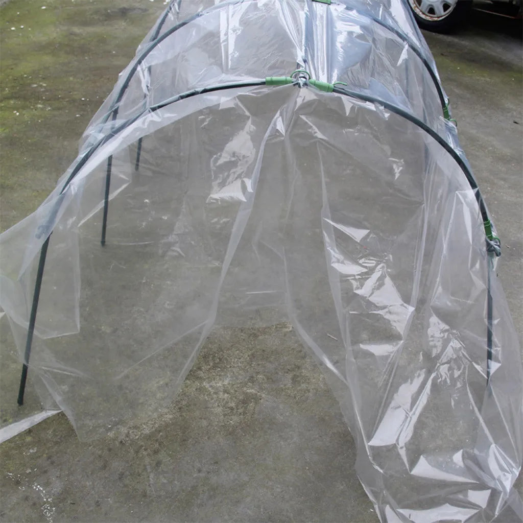 Transparent Hot House Vegetable Greenhouse Agricultural Cultivation Cover Clear Plastic Small Arch Shed Sheeting Dustproof Cloth Qme
