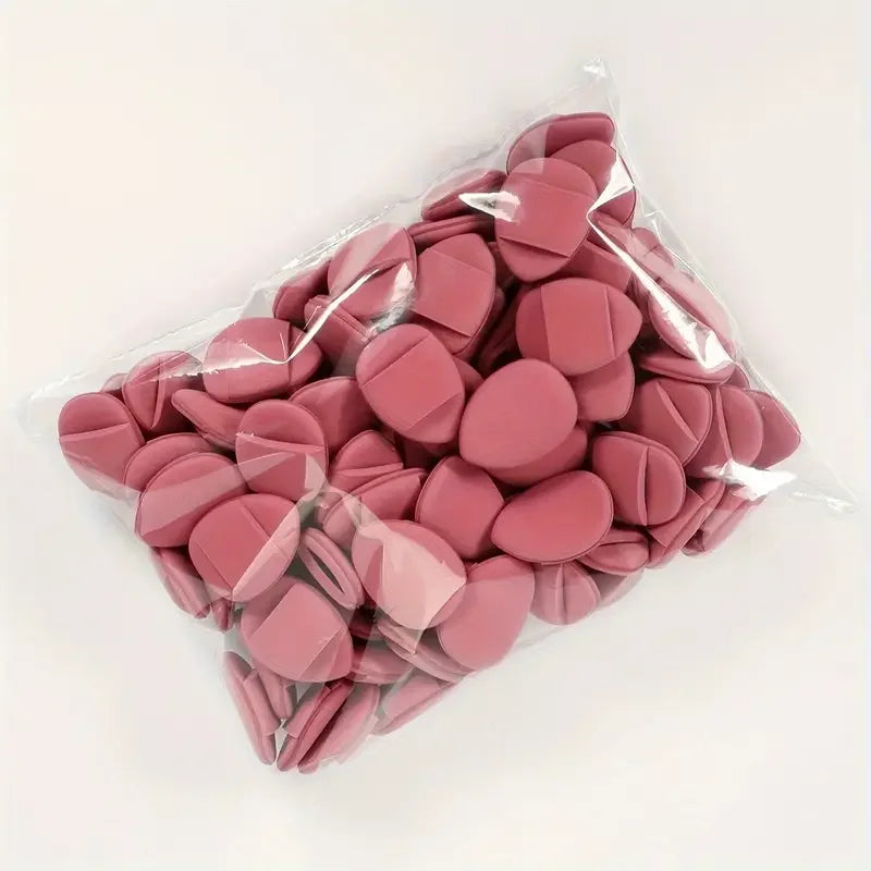 Finger Air Cushion Sponge Powder Puff Makeup Liquid Foundation Qme rose pink