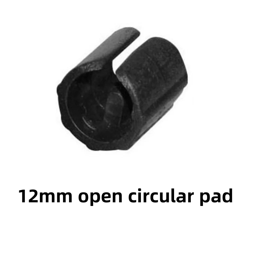 10/24PCS Plastic Opening U-shaped Foot Pad Cushion Table and Chair Furniture Anti Slip and Wear-resistant Foot Protection Cover Qme 12mm-circular 10pcs