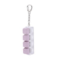 Keyboard Key Toy 4 Keys Button Keycap Fidget Keychain Keyboard Clicker Toy Keyboard Cube Toy for Adult Gifts To Relief Pass Time Qme Purple