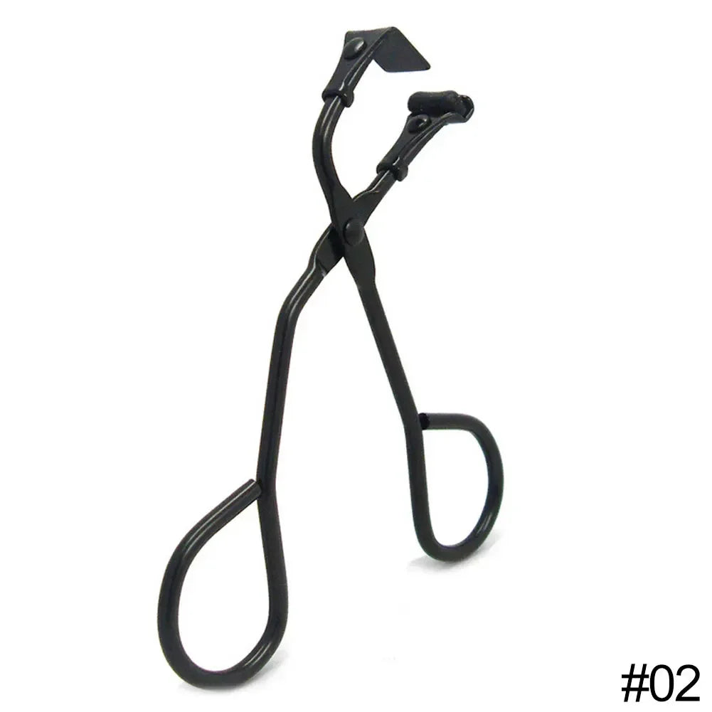 Makeup Tool Mini Details Part Eye Lash Curling Applicator Stainless Qme black