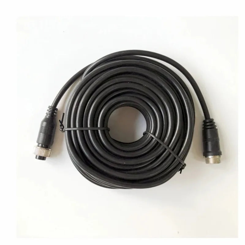 1PCS M12 4Pin 1-20m Aviation Plug Cable, 4Pin Vehicle Aviation Head Extension Cable, Aviation Head Video Cable Qme
