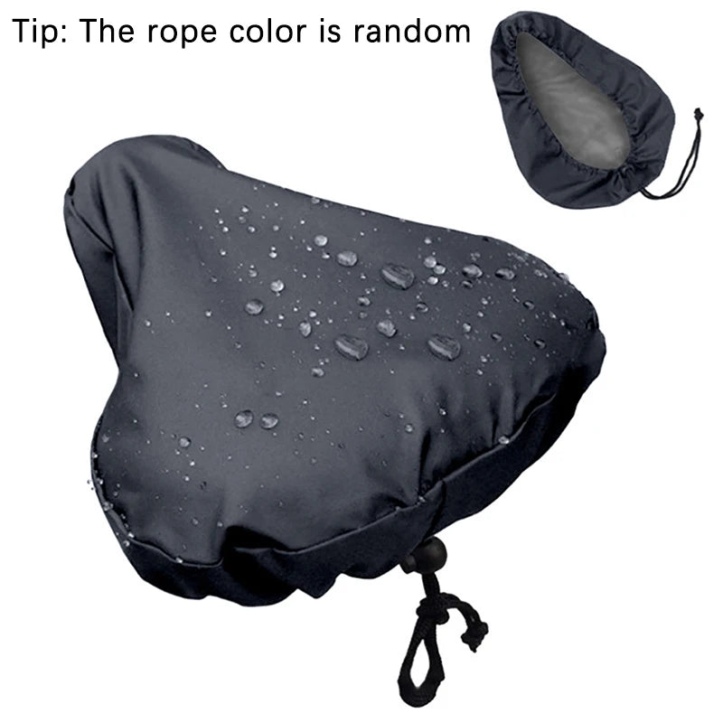 Outdoor Bicycle Seat Rain Cover Sports Cycling Bike Accessories Qme Black