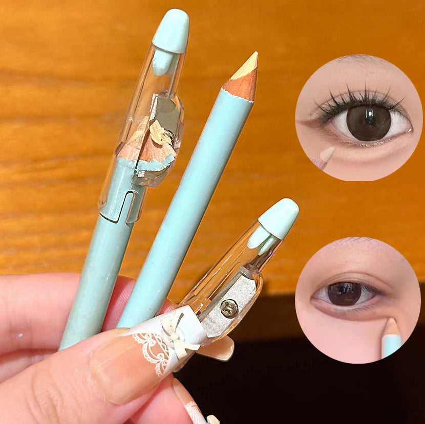 Waterproof Concealer Brightening Pencil Soft Smooth Nude Beige Cover Dark Circles Acne Anti Sweat Base Makeup Before Foundation Qme